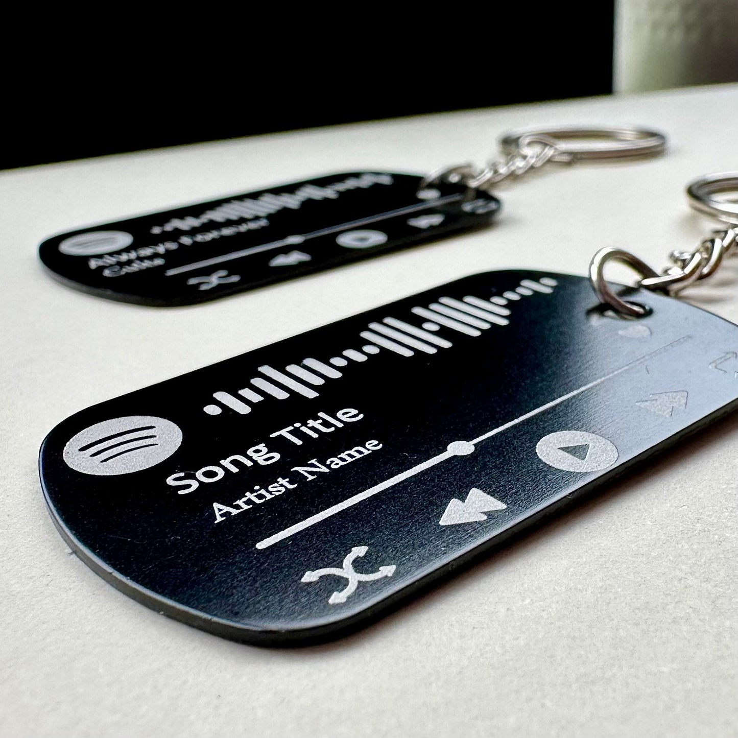Personalised Photo Keyring, Spotify Keychain, Music Scannable Keychain, Personalised Gift Music,Customised Keyring,Birthday Anniversary Gift