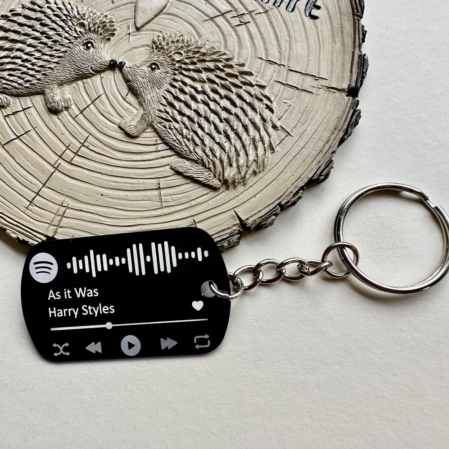 Personalised Photo Keyring, Spotify Keychain, Music Scannable Keychain, Personalised Gift Music,Customised Keyring,Birthday Anniversary Gift