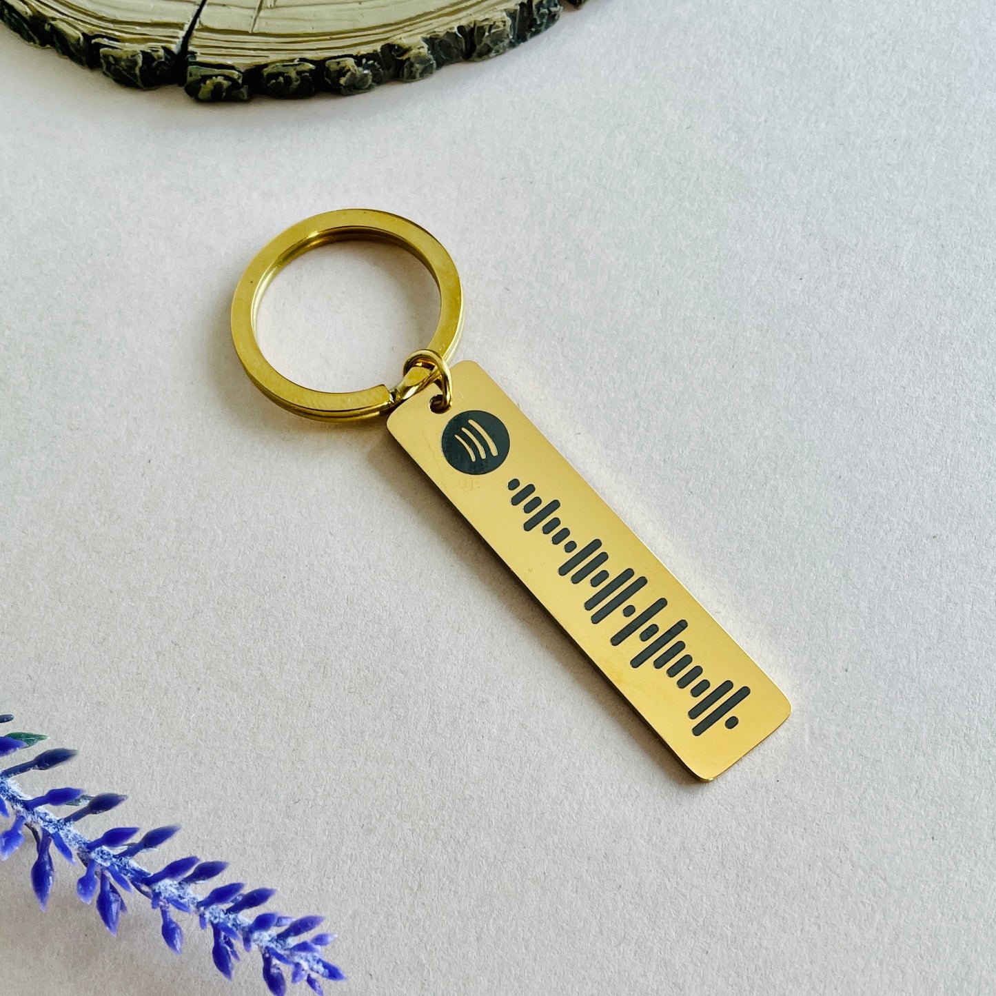 Personalised Song Code Spotify Keyring | Engraved Keychain - Perfect Gift For Friends or Family | Birthday Gift | Anniversary Gift