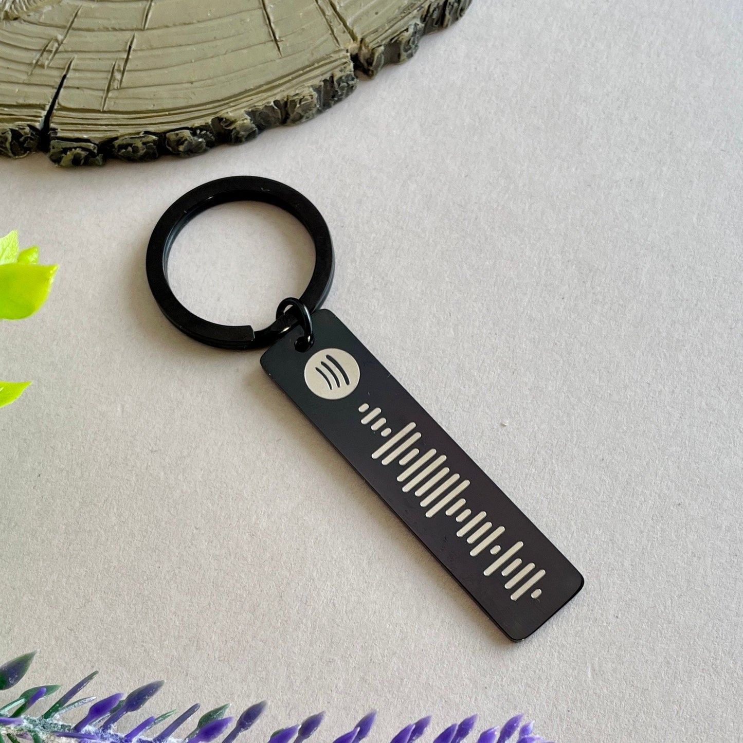 Personalised Song Code Spotify Keyring | Engraved Keychain - Perfect Gift For Friends or Family | Birthday Gift | Anniversary Gift