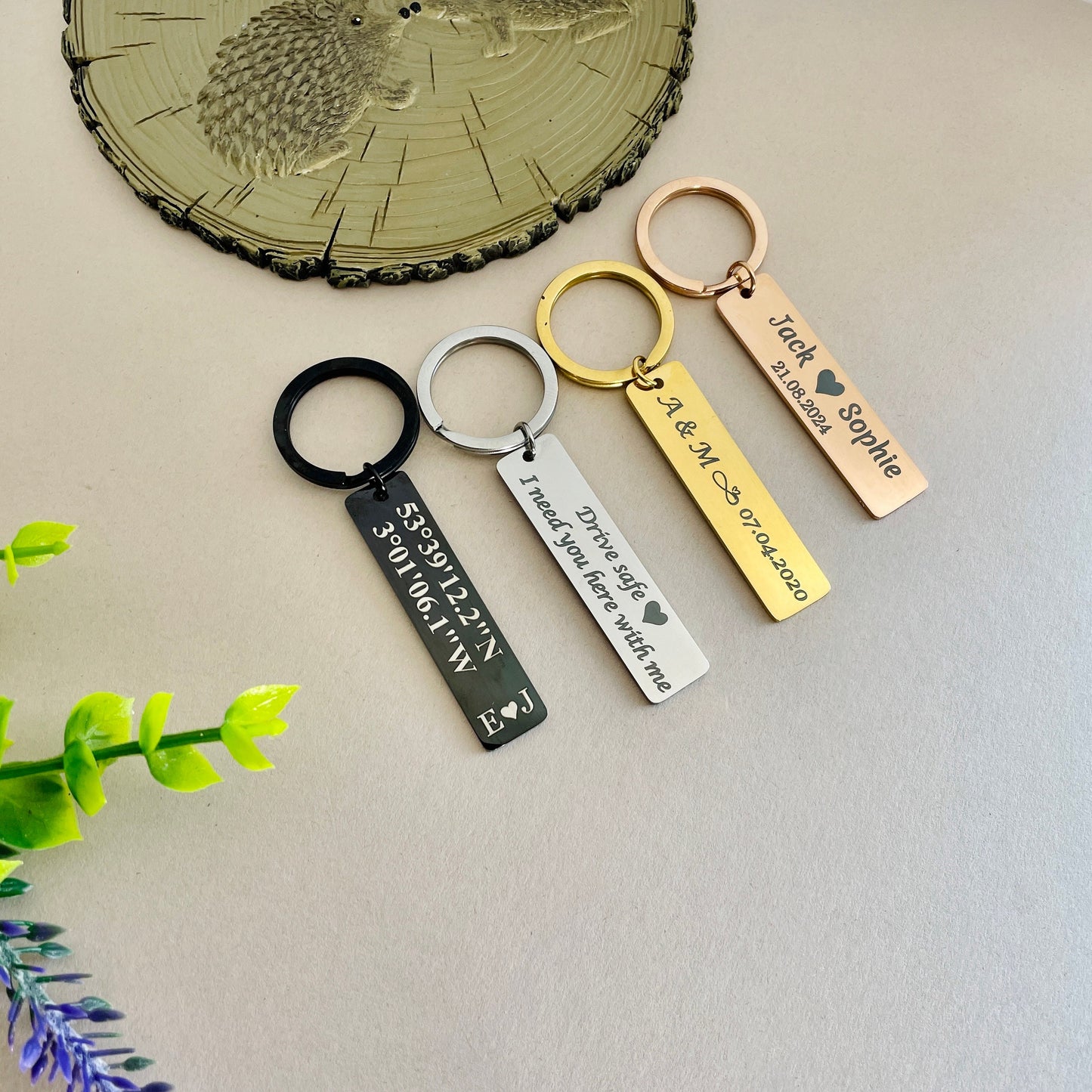 Personalised Song Code Spotify Keyring | Engraved Keychain - Perfect Gift For Friends or Family | Birthday Gift | Anniversary Gift