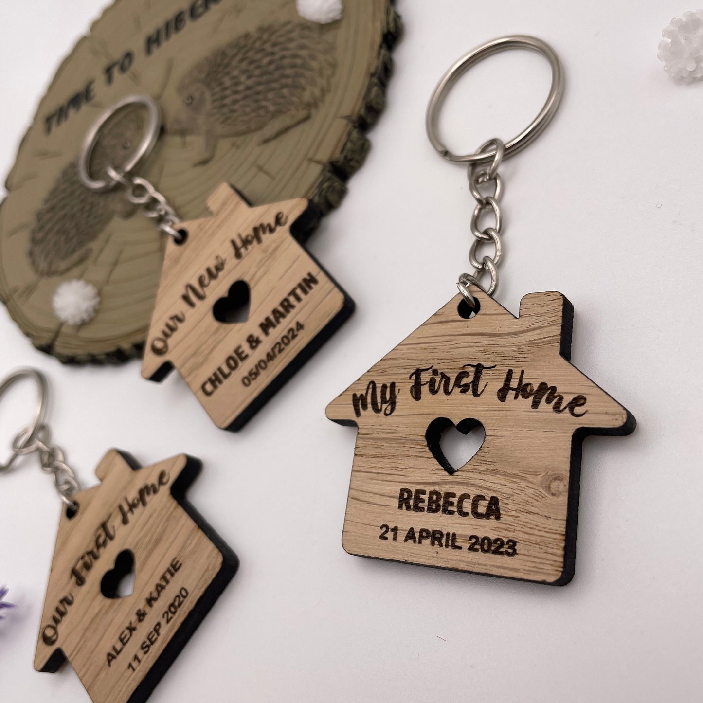 Please leave the names and date for personalisation in the personalisation box above. If you would not like a date engraved, this is absolutely fine. We can also change the wording to say “My” instead of “Our” for singular people.