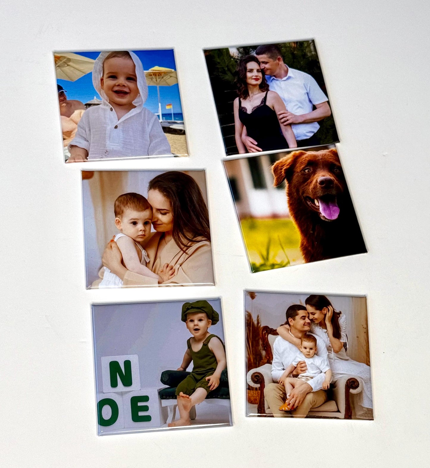 Personalised Fridge Magnet | Custom Photo Magnets Set of 6 | Wedding Favours | Gift from Him Her | Custom Photo Gift Idea Anniversary Gift