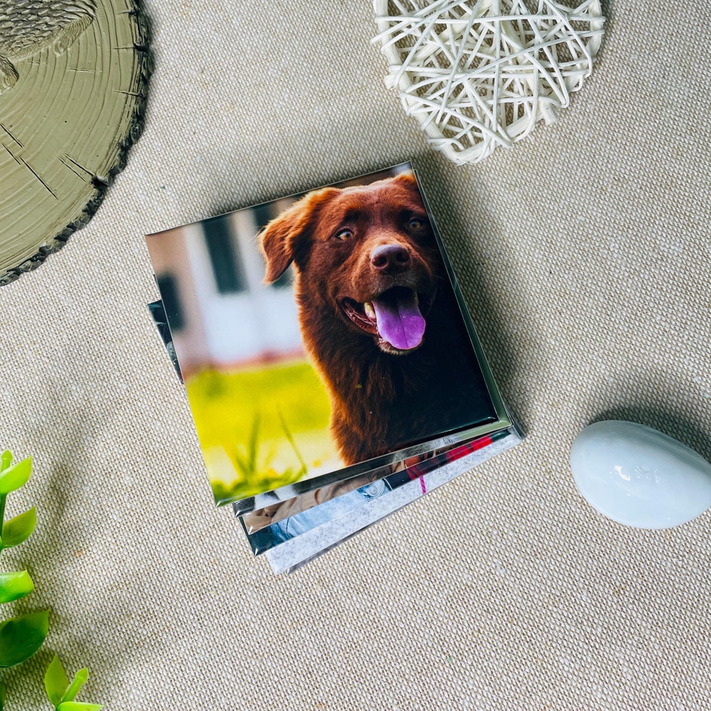 Personalised Fridge Magnet | Custom Photo Magnets Set of 6 | Wedding Favours | Gift from Him Her | Custom Photo Gift Idea Anniversary Gift