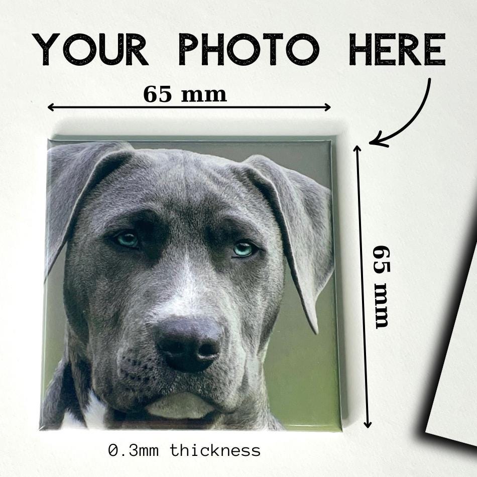 Personalised Fridge Magnet | Custom Photo Magnets Set of 6 | Wedding Favours | Gift from Him Her | Custom Photo Gift Idea Anniversary Gift