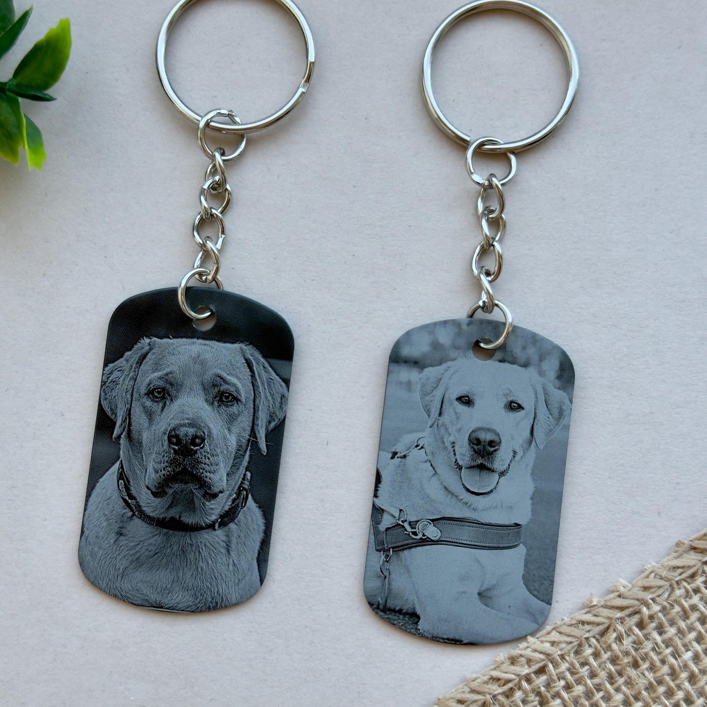 Dog Memorial Photo Keyring, Custom Pet Keepsake, Personalised Pet Memorial Photo Key ring - Cat Dog Pet Loss Bereavement Grief Keychain