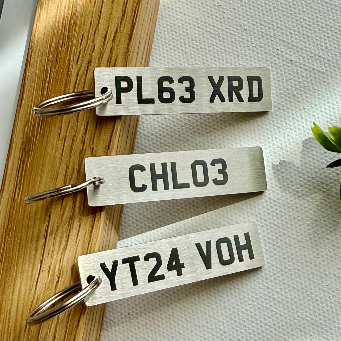 Custom Number Plate Keyring | Personalised Car Registration Keychain | UK Car Reg Plate Keychain, Father’s Day Gift, Customisable Car Number