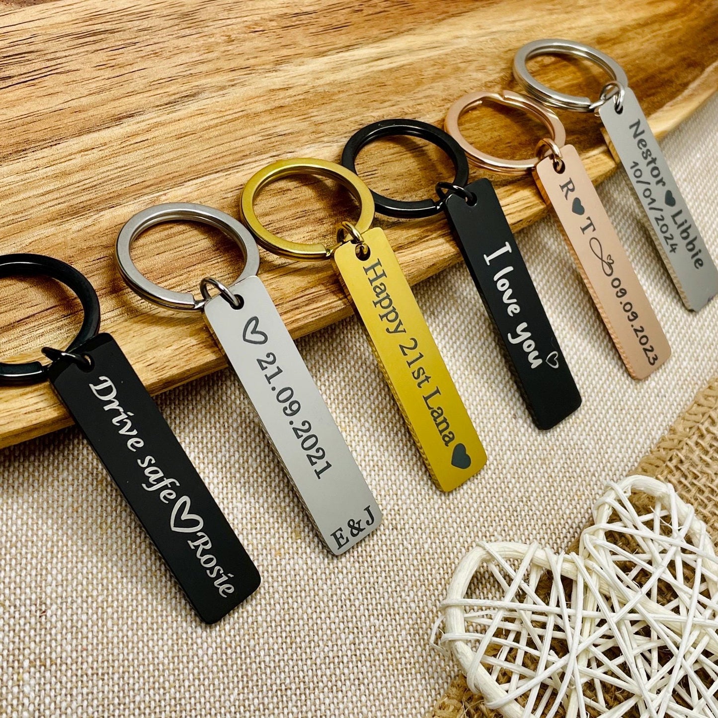 Personalised Song Code Spotify Keyring | Engraved Keychain - Perfect Gift For Friends or Family | Birthday Gift | Anniversary Gift