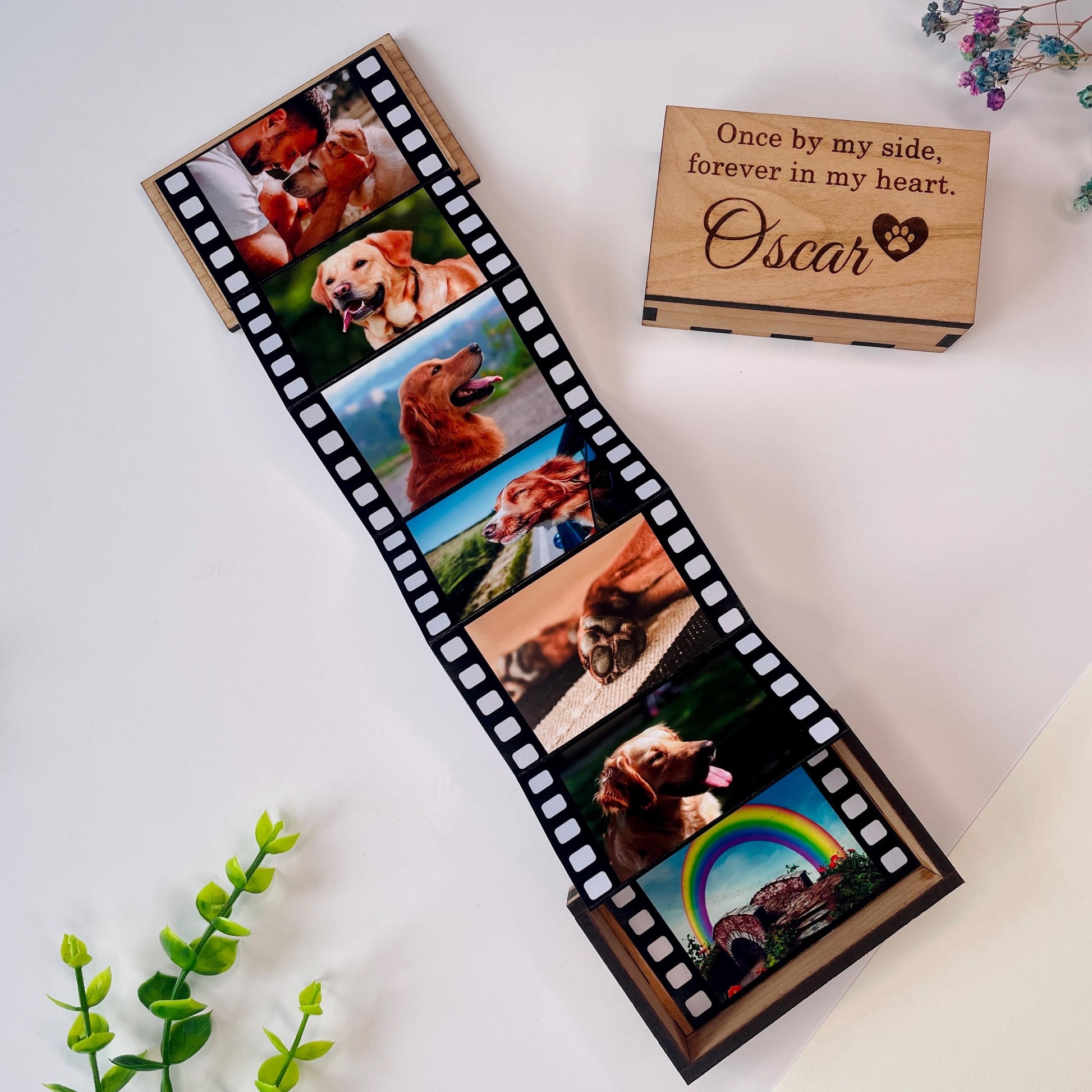 Personalised Pet Memorial, Pull Out Photo Box, Cat Dog Pet Loss, Bereavement Grief, Custom Album Box, Memory Keepsake Box, Pet Lover Gift