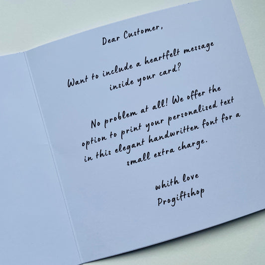 Personalised Anniversary Card - Always And Forever | Card for Husband, Wife, Boyfriend, Girlfriend, Partner| 300gsm Love Card,Romantic Card